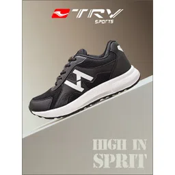 TRV Men Mesh Running Non-Marking Shoes