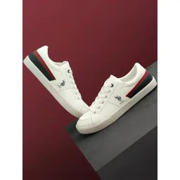 U.S. Polo Assn. Men's Off White CLARKIN 5.0 Sneakers