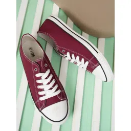 Mozafia Women's Maroon Sneakers