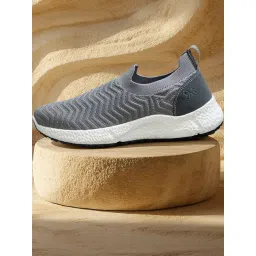 Neemans Men's Flex Weave Grey Walking Shoes