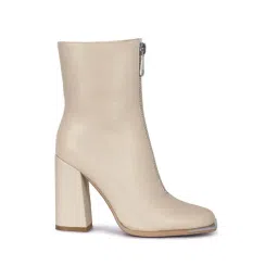 London Rag Women's Beige Casual Booties