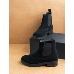 Inc 5 Women Block Heeled Chelsea Boots