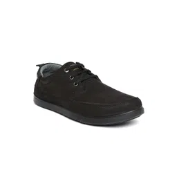 Woodland ProPlanet Men Black Nubuck Leather Sneakers