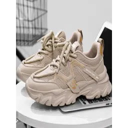 TIGONIS Men Tan Mesh Casual Shoes