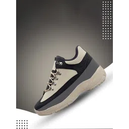 Bxxy Men PU Lace-Ups High-Top Sneakers