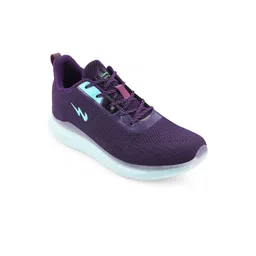 Campus Men Purple Mesh Running Shoes