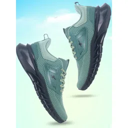 Sparx Men Green Mesh Running Non-Marking Shoes