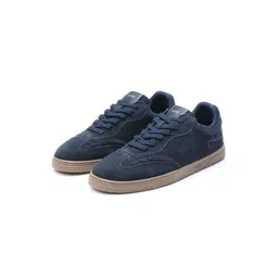 RARE RABBIT Men Lace-Ups Round Toe Leather Sneakers