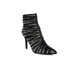 London Rag Women Embellished Stiletto Heel Boots