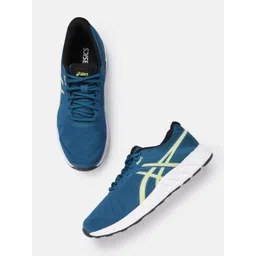 ASICS Men Woven Design FLEXC Everyday Sneakers with Brand Logo Detail