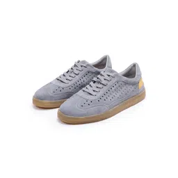 RARE RABBIT Men Colourblocked Suede Sneakers
