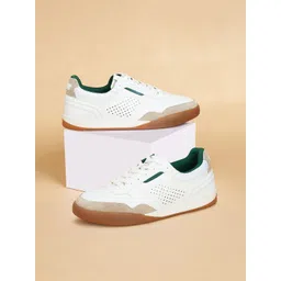 Ajile by Pantaloons Men Perforations PU Sneakers