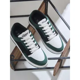 Roadster Men Olive Synthetic Casual Shoes