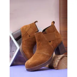 NICO NERINI Women Block-Heeled Chelsea Boots