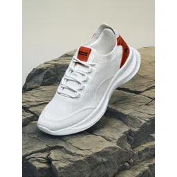 NEEMANS The Knit Strides Men Woven Design Sneakers