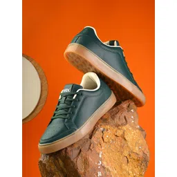 HRX by Hrithik Roshan Men Contrast Sole Lace-Up Sneakers