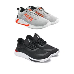 Free Kicks Men Multicoloured Mesh Marking Running Sports Shoes