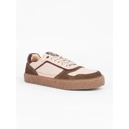 GAS Men Colourblocked Leather Sneakers