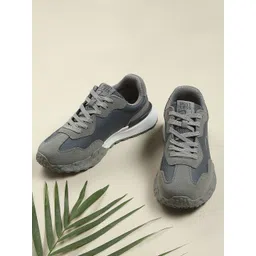 SPYKAR Men Colourblocked PU Lace-Ups Sneakers