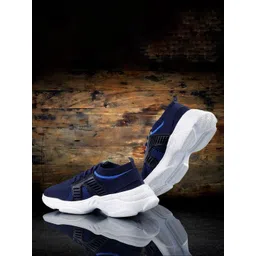 GLOBAL RICH Men Colourblocked Lace-Ups Sneakers