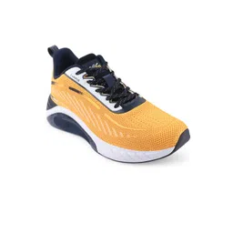 Campus Men Mustard Yellow Mesh Running Shoes