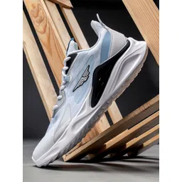 Red Tape Men White Mesh High-Top Walking Shoes