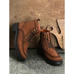 San Frissco Men Tan Lightweight Regular Boots