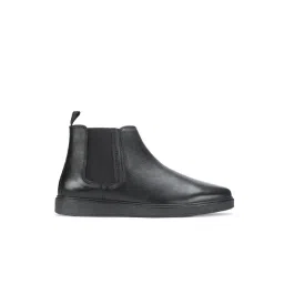 THOMAS CRICK Men's Black Chelsea Boots
