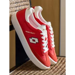 Lotto Men's Leggenda Brasil Select OG Red & White Sneakers