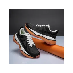 Red Tape Men Urban Kicks Black & White Walking Shoes