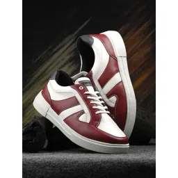 Clog London Men's Red Casual Sneakers