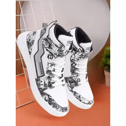 Zixer Men Lace-Ups Printed Sneakers