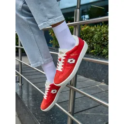 Lotto Women's Leggenda Brasil Select OG Red & White Sneakers