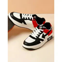 Spykar Men's PAVEL Black & White Casual Sneakers