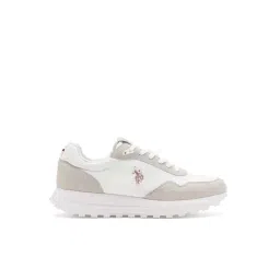 U.S. Polo Assn. Women's DAMARIS White Casual Sneakers