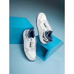 Red Tape Men's Slam Dunk Classics White Casual Sneakers