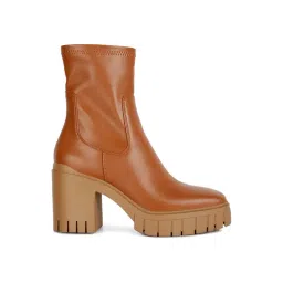 London Rag Women's Tan Casual Booties
