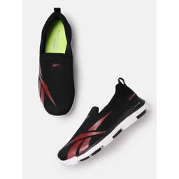 Reebok Men Woven Design Mile Tile Slip Walking Shoes