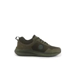 FAUSTO Men's Olive Casual Sneakers