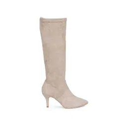 Saint G Women's Jemima Taupe Stiletto Booties