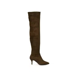 Saint G Women's Benoite Brown Stiletto Booties