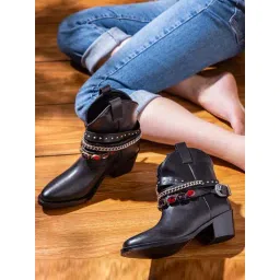 Saint G Women's Louanne Black Booties