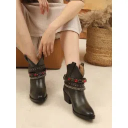 Saint G Women's Louanne Olive Booties