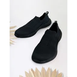 KazarMax Women Black Mesh Walking Shoes