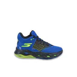 Skechers Men's SKX FLOAT-Blue Basketball Sports Lace Up Shoe