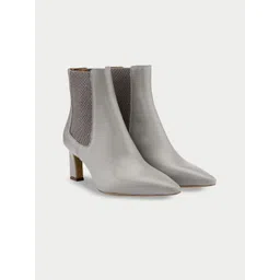 Oroh Women Casual Block-Heeled Winter Ankle Boots