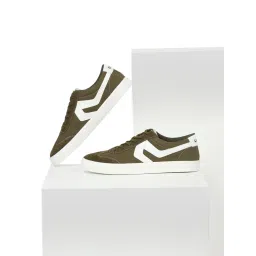 Men's Suede Olive Casual Shoes