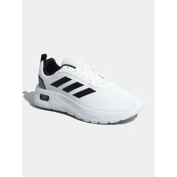 ADIDAS White Synthetic Marking Sports Shoes