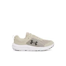 UNDER ARMOUR Men's Charged Assert 10 Beige Running Shoes
