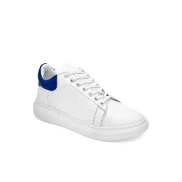 Giorgio Men's Pastel White & Blue Casual Sneakers